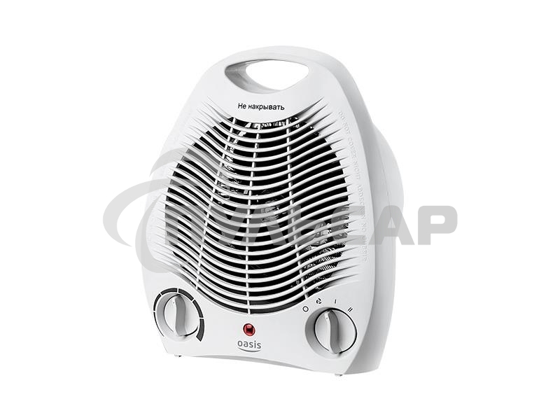 Тепловентилятор Oasis SB-20R белый, 2000 Вт, 20 м2