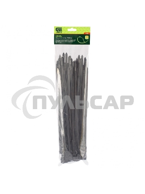 Хомуты, 300 х 8 мм, пластиковые, черные, 100 шт. Сибртех