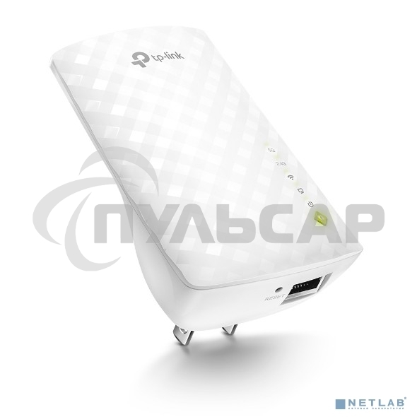 Усилитель Wi-Fi сигнала TP-Link AC750 OneMesh WiFi Range Extender, 300Mbps at 2.4G and 433Mbps at 5G, compact house with internal antennas, 1 10/100Mbps Ethernet port, WPS button for quick setup, Smart Indicator for best location, support OneMeshTMtechnol