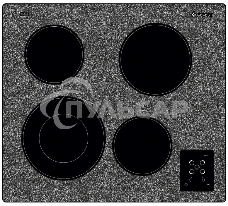 Электрическая варочная панель Gefest SN 4231 K42 15731000