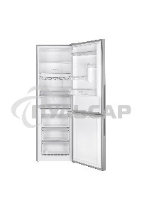 Холодильник Maunfeld MFF185NFS серый двухкамерный инвертор 240/100л морозилка снизу, No Frost