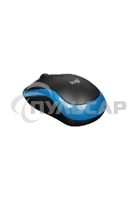 Мышь беспроводная Logitech M185 синий, 1000 dpi, радиоканал, USB, кнопки - 3