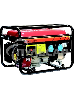 Бензогенератор КАЛИБР БЭГ-3011 3кВА 220В 212см3 15л 40кг