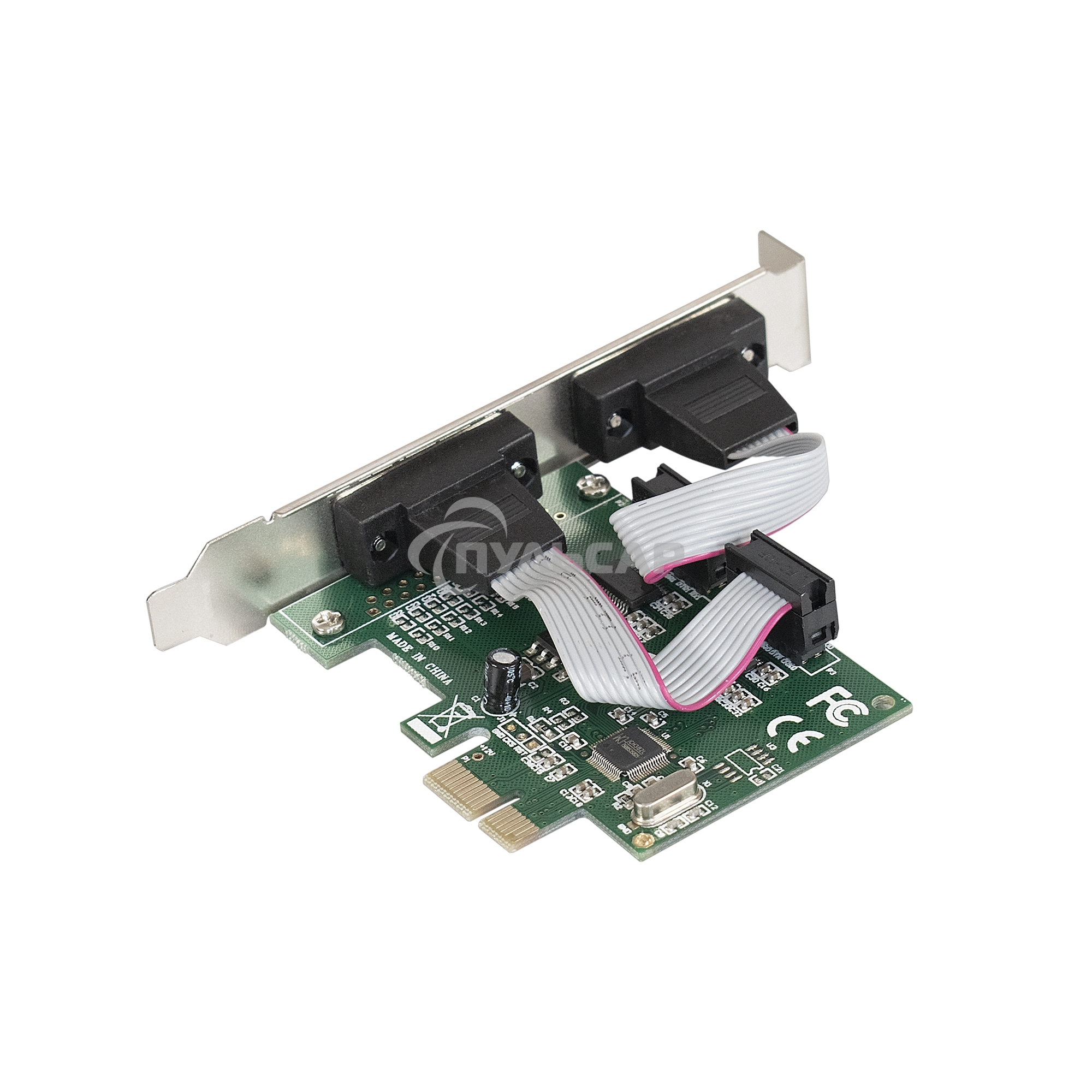 Контроллер ExeGate EXE-307 PCI-E, 2*COM port (OEM)