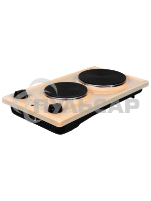 Электрическая плитка Лысьва ЭПБ 22 кремовый/рябчик (настольная)