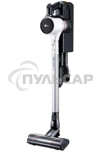Пылесос вертикальный LG A9N-PRIME белый, питание от аккумулятора, 160 Вт, уборка сухая, пылесборник 0.44 л, работа от АКБ max 50 мин