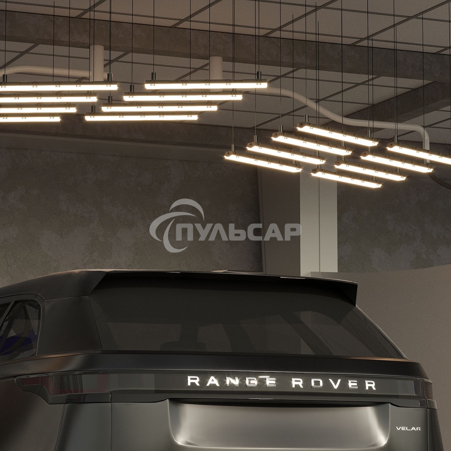 Светильник с отражателем влагозащ. Gauss СПП-Т8-G13 INDUSTRY 660х60х55мм IP65 для LED ламп 1х600мм