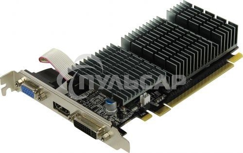 Видеокарта AFOX AF210-1024D2LG2 GEFORCE G210 1Gb DDR2 64BIT DVI HDMI VGA LP HEATSINK RETAIL PACK