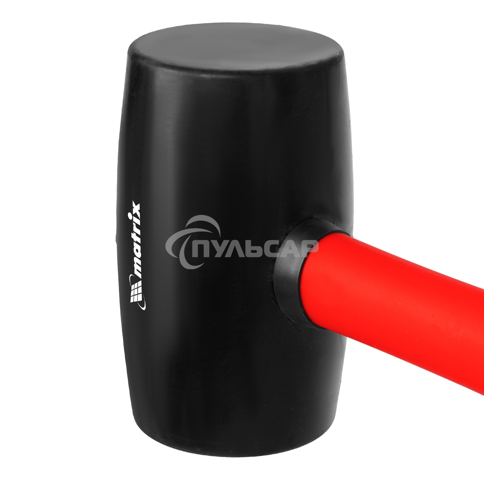 Киянка резиновая Matrix, 680 г, черная резина, фибергласовая рукоятка