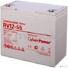Батарея PS CyberPower Professional series RV 12-55 / 12V 60Ah operational life 12 years
