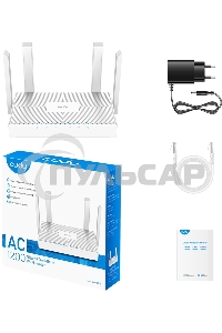 Роутер беспроводной Cudy WR1300E AC1200 10/100/1000 белый