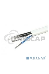 Кабель КВК-В-2+2x0,75 мм² (Cu/CCA) (96) белый (бухта 200 м) PROconnect