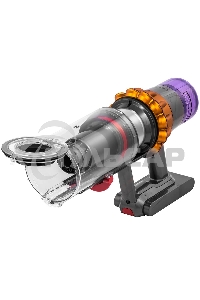 Пылесос вертикальный Dyson V15 Detect Absolute (SV47) желтый/никель, питание от аккумулятора, 220 Вт, уборка сухая, пылесборник 0.76 л, работа от АКБ max - 60 мин