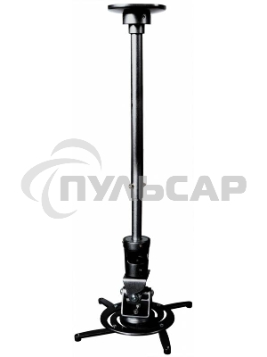 Кронштейн для проектора Cactus CS-VM-PR01L-BK черный макс.10кг настенный и потолочный поворот и наклон