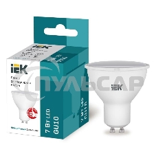 Лампа cветодиодная Iek LLE-PAR16-7-230-40-GU10 ECO PAR16 софит 7Вт 230В 4000К GU10 IEK