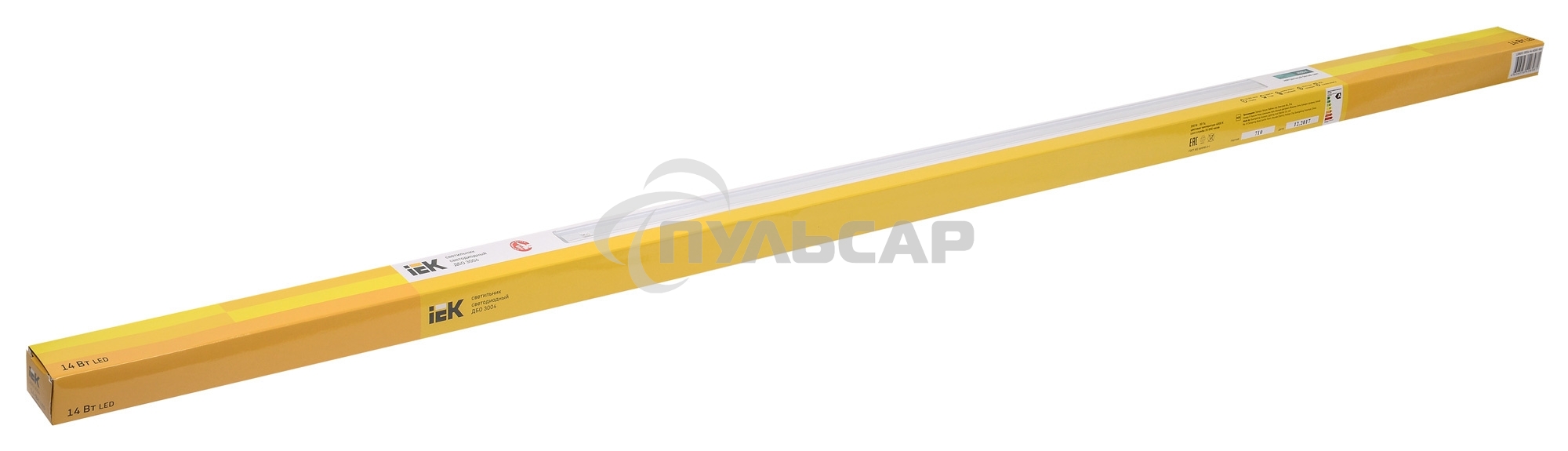 Светильник светодиодный ДБО 3004 14Вт 4000К IP20 1172мм пластик ИЭК LDBO0-3004-14-4000-K01