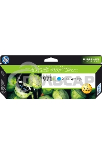 Картридж струйный HP №971XL CN626AE голубой для HP OJ Pro X476dw/X576dw/X451dw/X551dw (6600стр.)