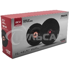 Колонки автомобильные ACV PB-803G 450Вт 90дБ 4Ом 20см (8дюйм) (ком.:2кол.) коаксиальные трехполосные