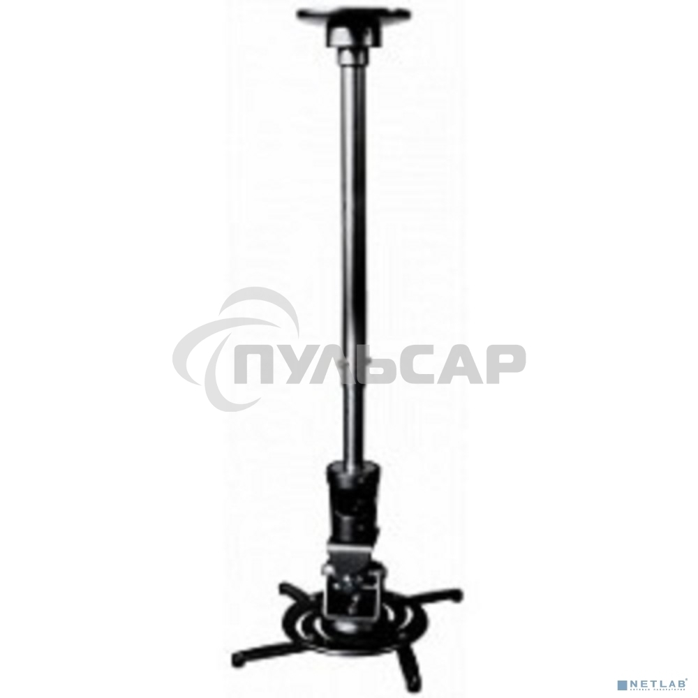 Кронштейн для проектора Cactus CS-VM-PR01L-BK черный макс.10кг настенный и потолочный поворот и наклон