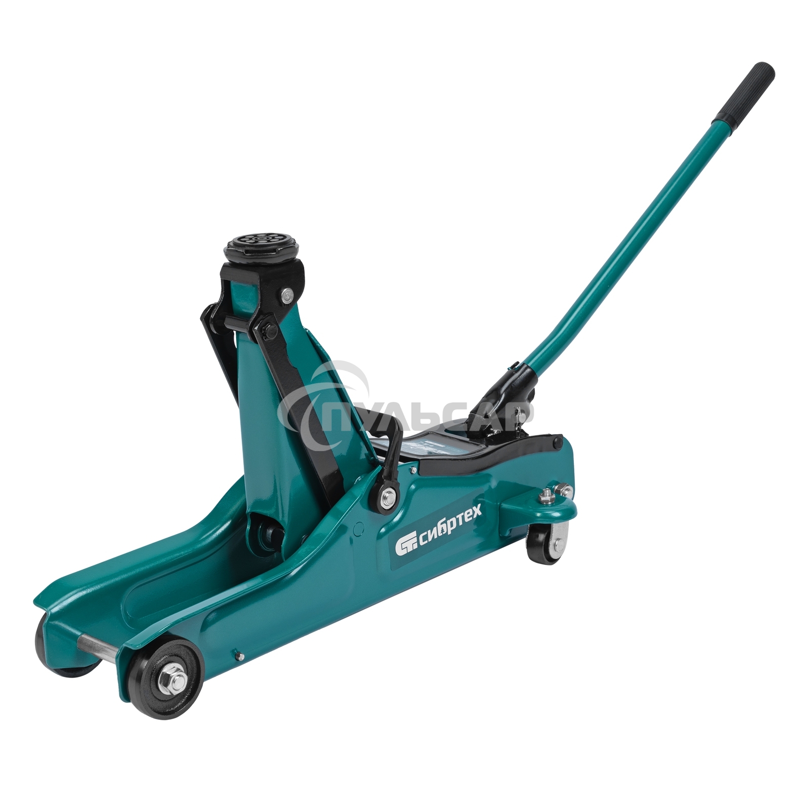 Домкрат гидравлический подкатной Сибртех 2 т, 85-330 мм, низкий подхват