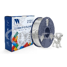 Филамент NVPRINT PLA+ Trasparent White для 3D печати диаметр 1.75мм длина 330 метров масса 1 кг Филамент NVPRINT PLA+ Trasparent White для 3D печати диаметр 1.75мм длина 330 метров масса 1 кг