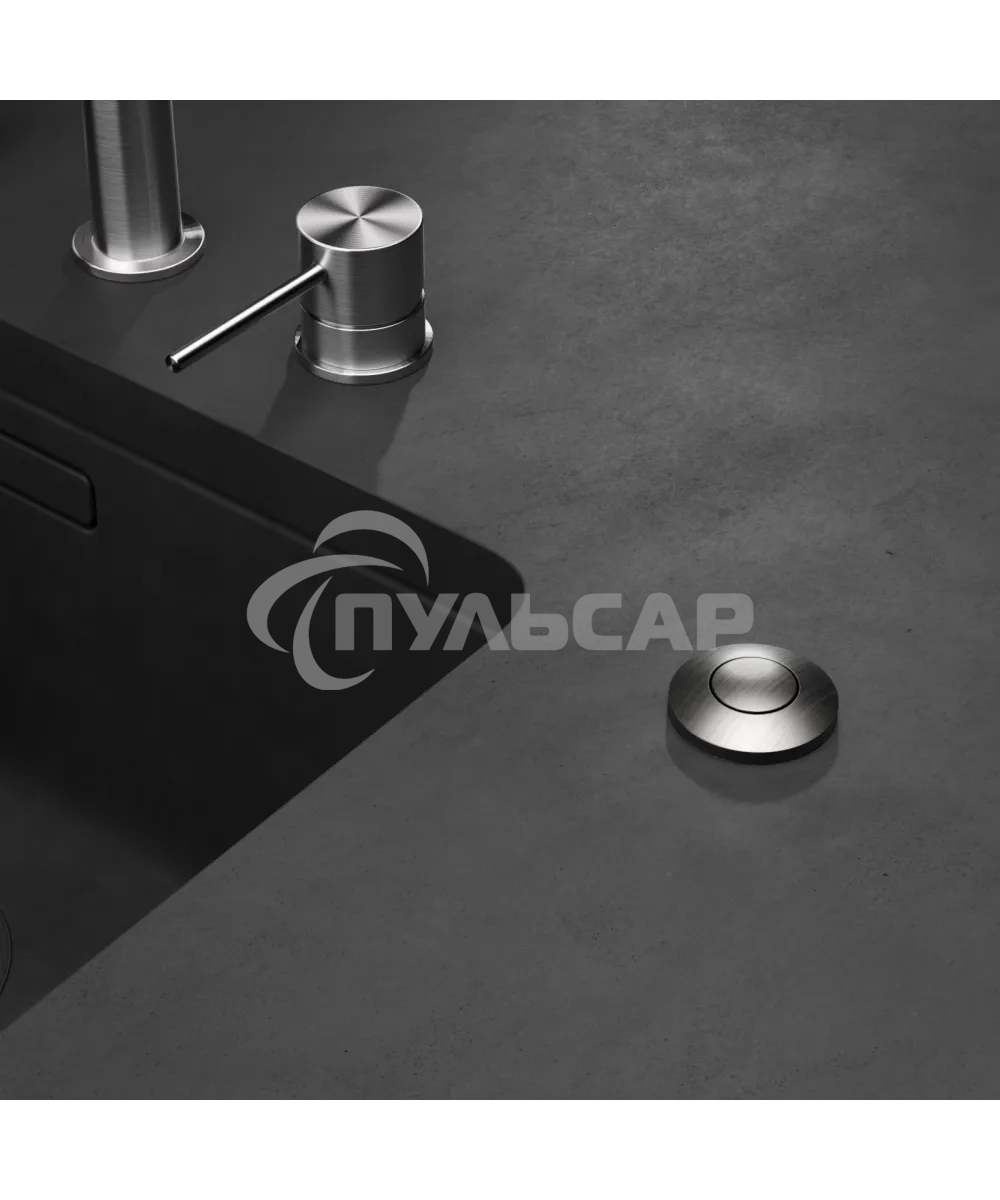 Измельчитель пищевых отходов Kuppersberg WSS 750 B, High-Tech, мощность 750 Вт, 3800-4200 об/мин, защита от перегрева, авто выключение, DC мотор, уровень шума 75 дБ, черный