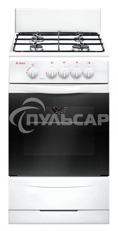 Плита газовая Gefest ПГ 3200-08 белый, конфорок 4 шт, духовка 42 л, 50 см x 85 см x 53 см