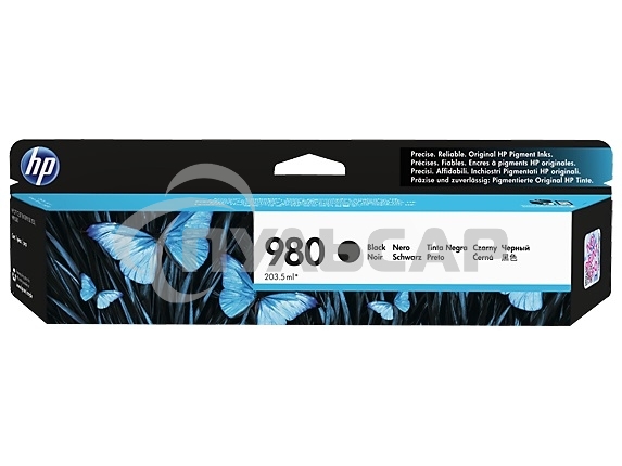 Картридж струйный HP D8J10A черный для HP OJ Ent X585/X555 (10000стр.)