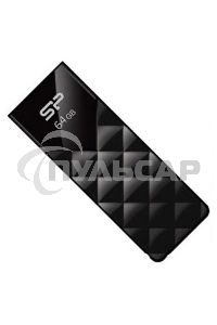 Флешка USB Silicon Power R/W USB 64 Gb Ultima U03 SP064 Gb,UF2U03V1K USB 2.0, черный
