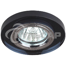 Светильник DK7 CH/BK декор стекло круглый MR16 12В 50Вт хром/черн. ЭРА C0043793 Светильник DK7 CH/BK декор стекло круглый MR16 12В 50Вт хром/черн. ЭРА C0043793