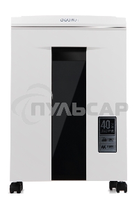 Шредер Deli 9912 (секр.P-5)/фрагменты/6лист./20лтр./скрепки/скобы/пл.карты/CD