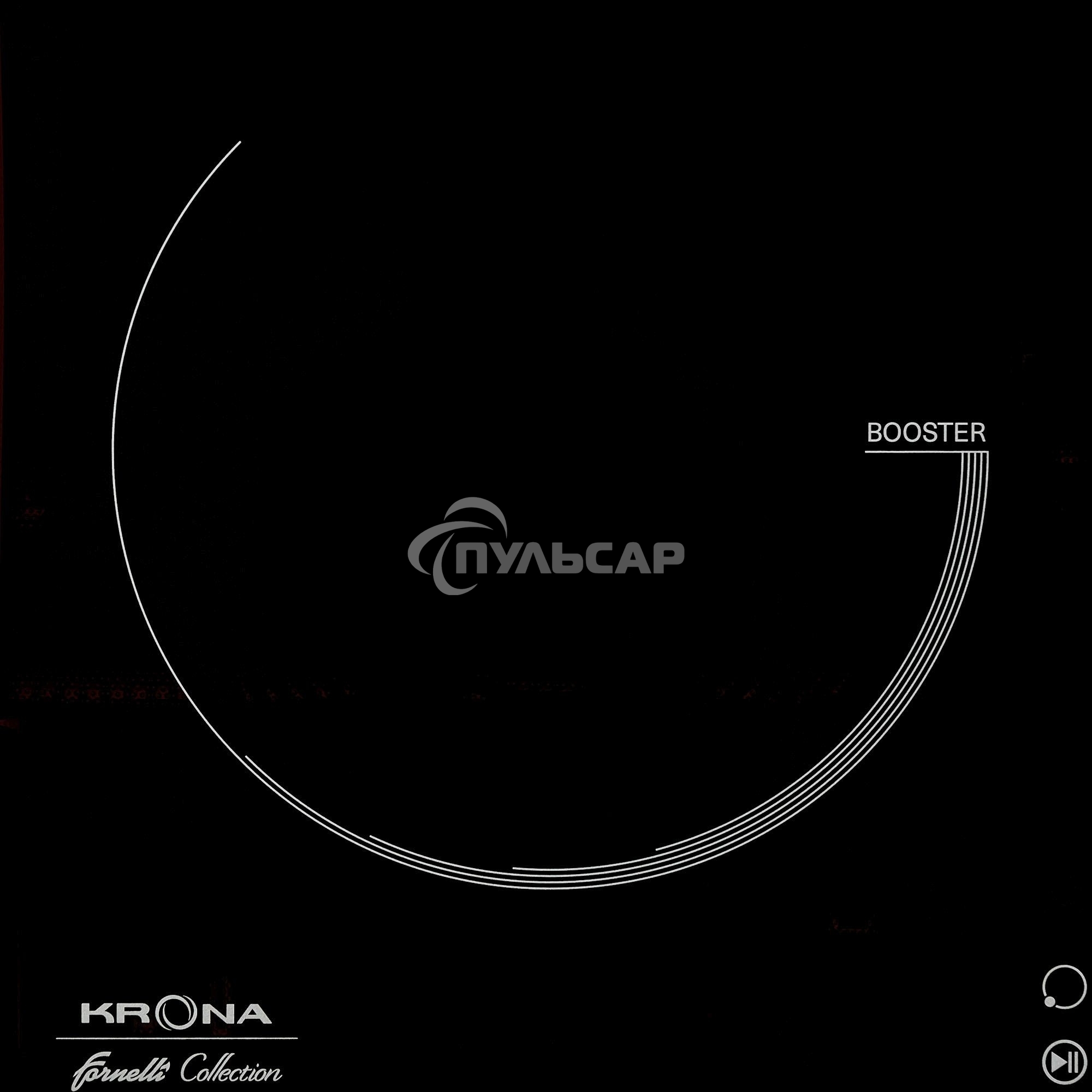 Индукционная варочная панель Krona VENTO 60 BL