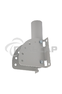 Кронштейн для консольного светильника КР-3.1 накладного монтажа или под бандажную ленту с переменным углом серый (сталь 2 мм, 230х150х150, Ø 51) Rexant
