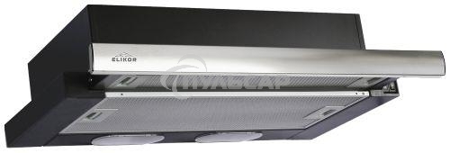 Вытяжка встраиваемая Elikor Интегра 50П-400-В2Л черный/нержавеющая сталь, 50 см, 400 куб. м/ч, 55 дБ