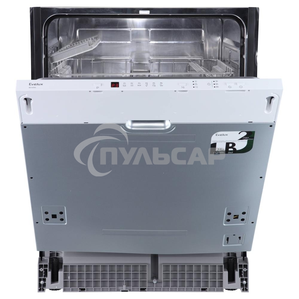 Встраиваемая посудомоечная машина Evelux BD 6000, белый, 59.8 см, 13 компл., 55 дБ, класс A++
