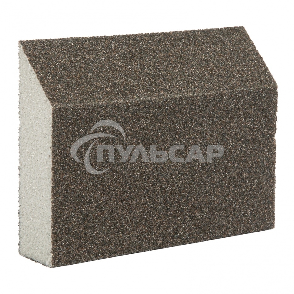 Губка для шлифования Matrix, 120 х 90 х 25 мм, трапеция, мягкая, P 100