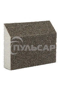 Губка для шлифования Matrix, 120 х 90 х 25 мм, трапеция, мягкая, P 100