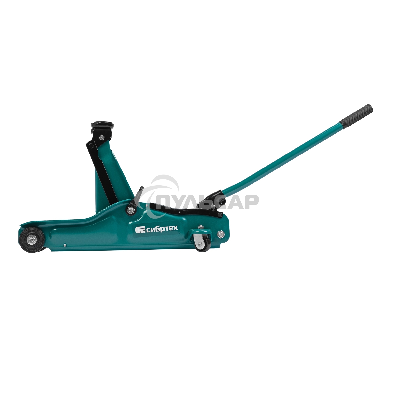 Домкрат гидравлический подкатной Сибртех 2 т, 85-330 мм, низкий подхват