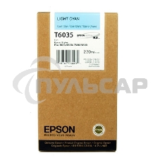 Картридж струйный Epson C13T603500 светло-голубой для Epson St Pro 7800/9800/7880/9880 (220мл)