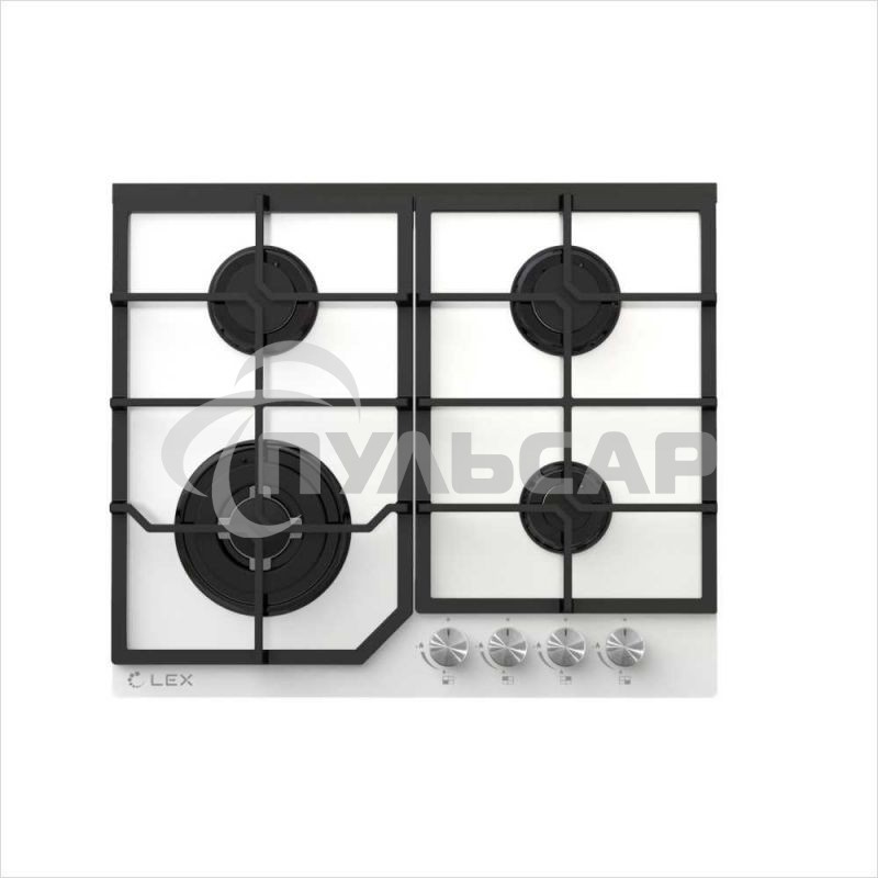 Газовая варочная панель LEX GVG 640-1 WH белый