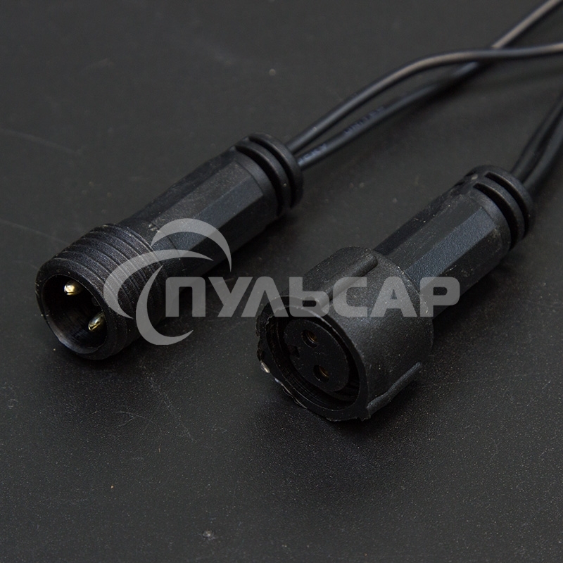 Гирлянда Neon-night Нить 10м, постоянное свечение, черный ПВХ, 230В, желтый