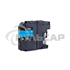 Картридж струйный Brother LC525XLC голубой (1300стр.) для Brother DCP-J100/J105/J200