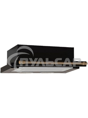 Вытяжка встраиваемая Elikor Интегра 60П-400-В2Л черный/бронза, 60 см, 400 куб. м/ч, 55 дБ