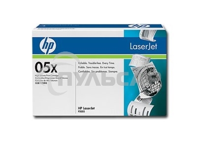 Картридж лазерный HP CE505X черный для LJ P2055 6500стр.