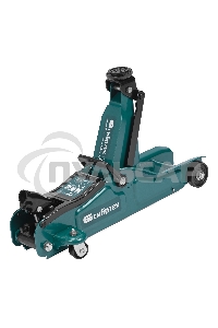 Домкрат гидравлический подкатной Сибртех 2 т, 85-330 мм, низкий подхват