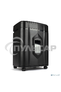 Шредер Heleos АП20-5 белый/черный с автоподачей (секр.P-5) перекрестный 131лист. 20лтр. скрепки скобы пл.карты