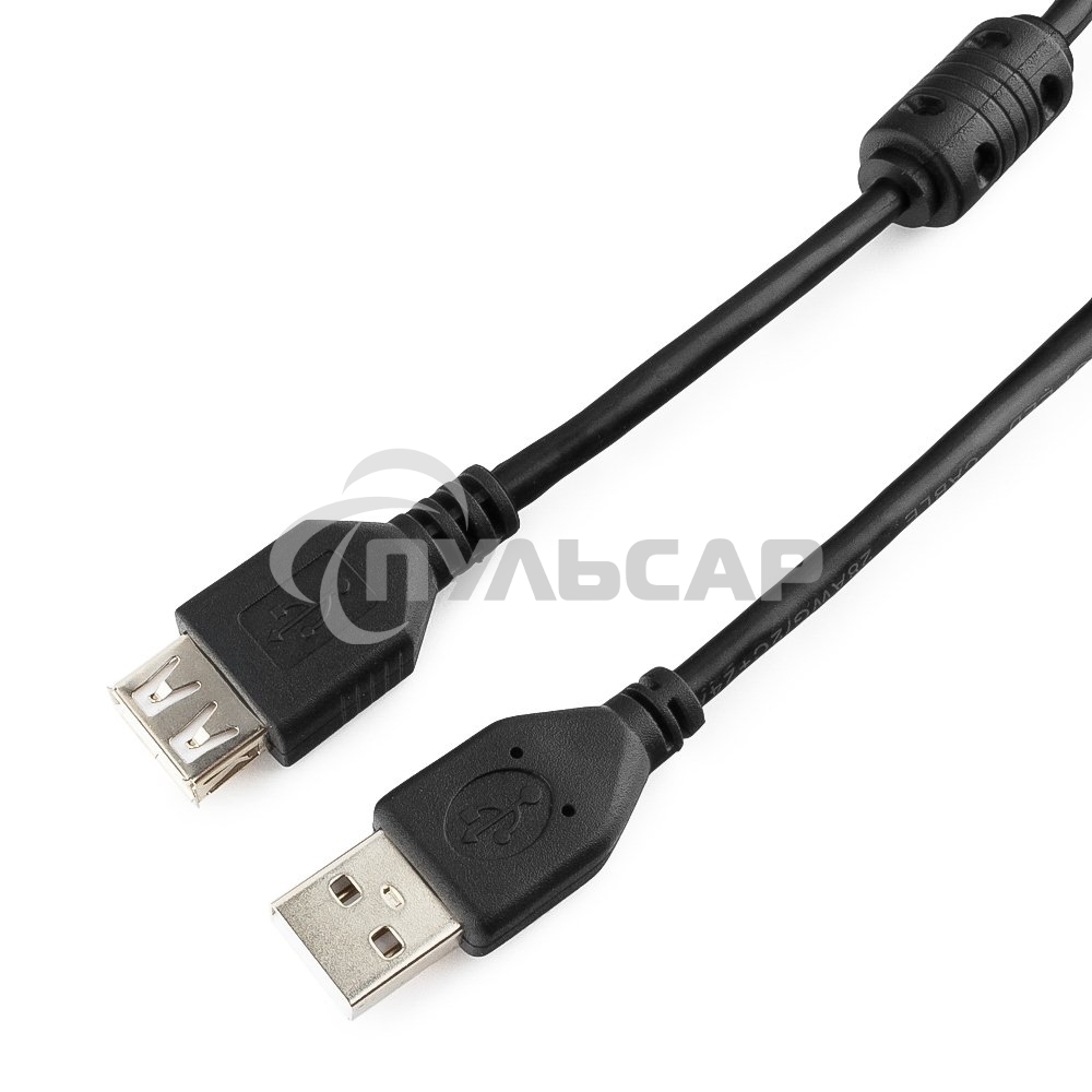 Кабель Gembird PRO CCF-USB2-AMAF-10 USB 2.0 3.0м AM/AF позол.конт., фер.кол., пакет