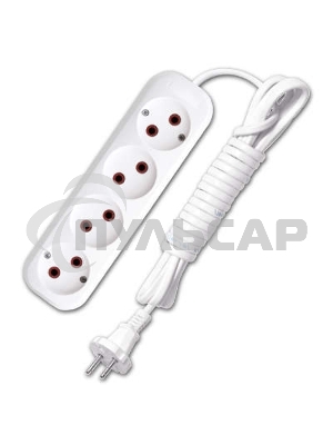 Удлинитель UNIVersal У6-766 ШВВП 2x0,75 4гн. 3м 9631943