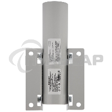 Кронштейн для консольного светильника КР-3.1 накладного монтажа или под бандажную ленту с переменным углом серый (сталь 2 мм, 230х150х150, Ø 51) Rexant