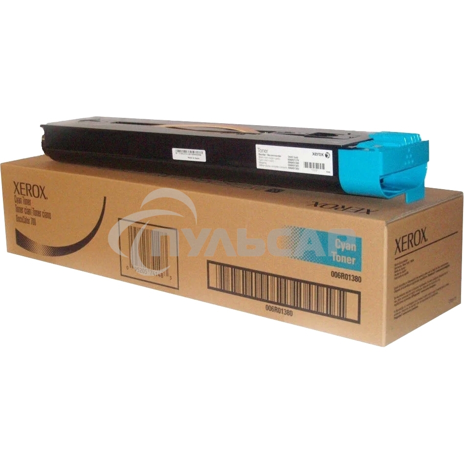 Картридж лазерный Xerox 006R01380 голубой для Xerox DC700/X700i/C75 22000 стр.